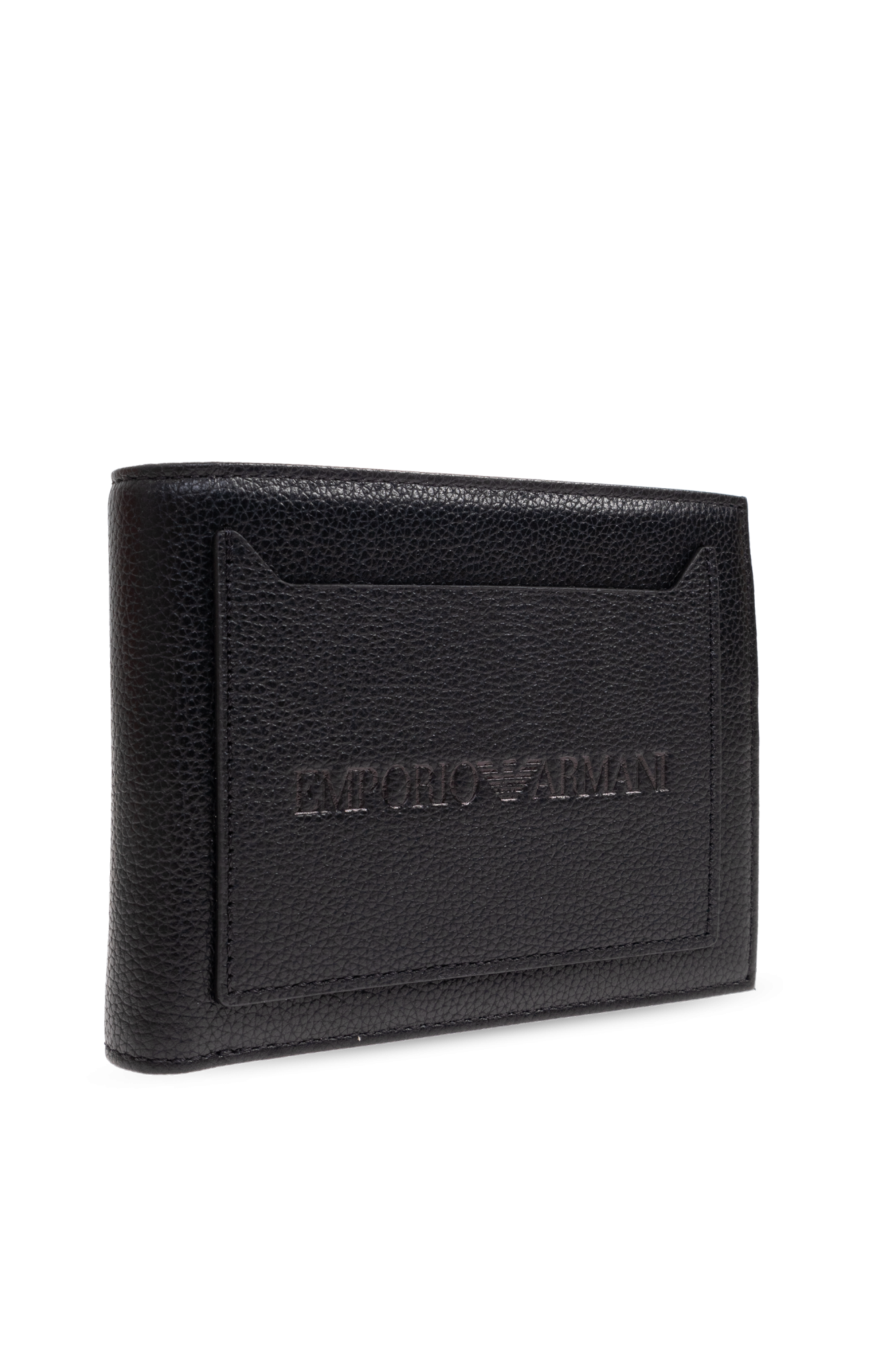 Emporio Armani Leather wallet with logo | Men's Accessories